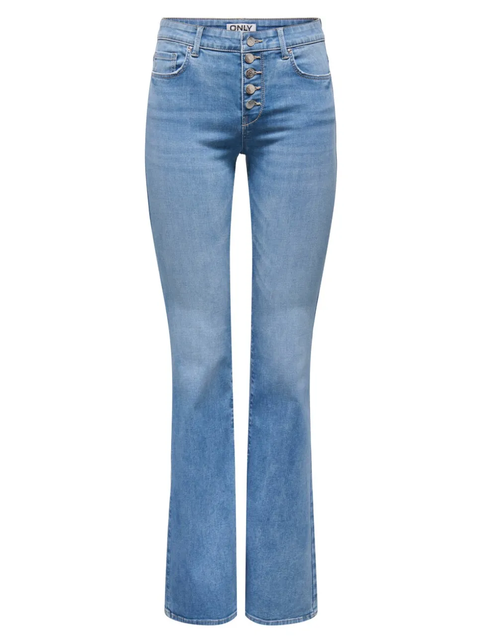 ONLLUSH Superlav midje Retro Flared Fit Jeans