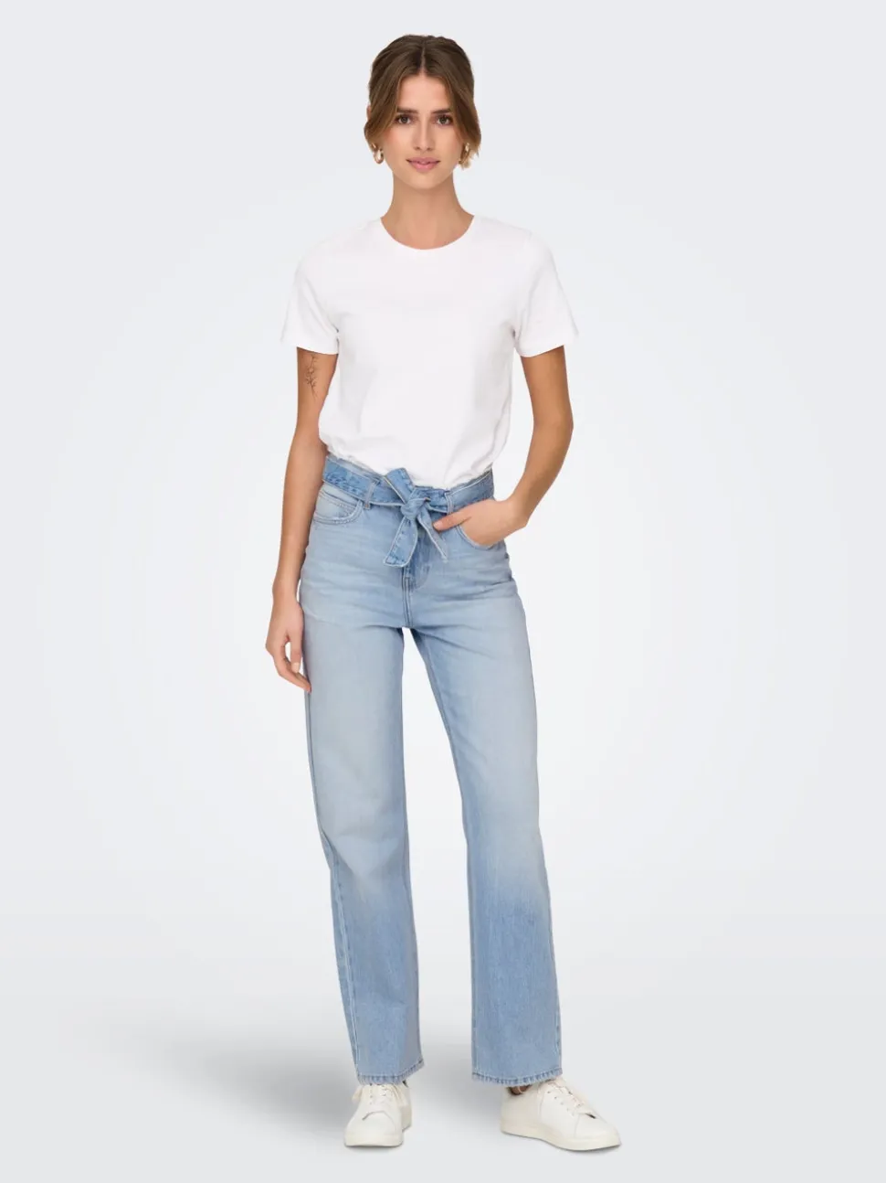 ONLMADDIE Høy midje Wide Leg Fit Jeans