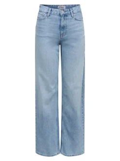 ONLMADDIE-O Høy midje Wide Leg Fit Jeans