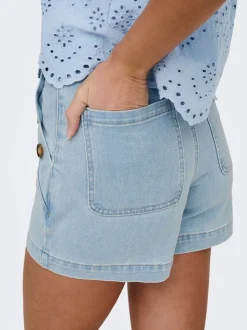 ONLMADELINE Høy midje Regular Fit Denimshorts