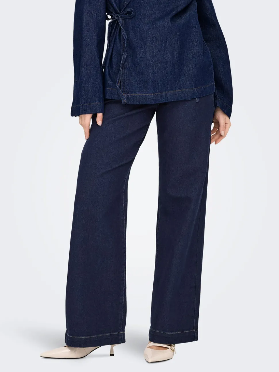 ONLMADELINE Høy midje Wide Leg Fit Jeans