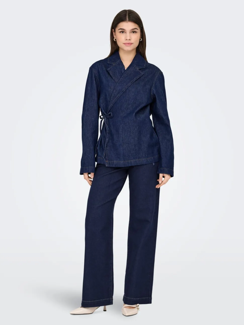 ONLMADELINE Høy midje Wide Leg Fit Jeans