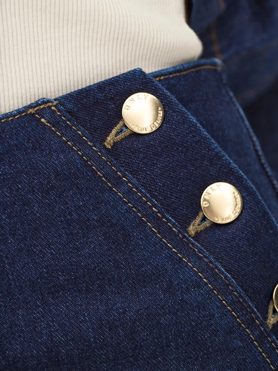 ONLMADELINE Høy midje Wide Leg Fit Jeans