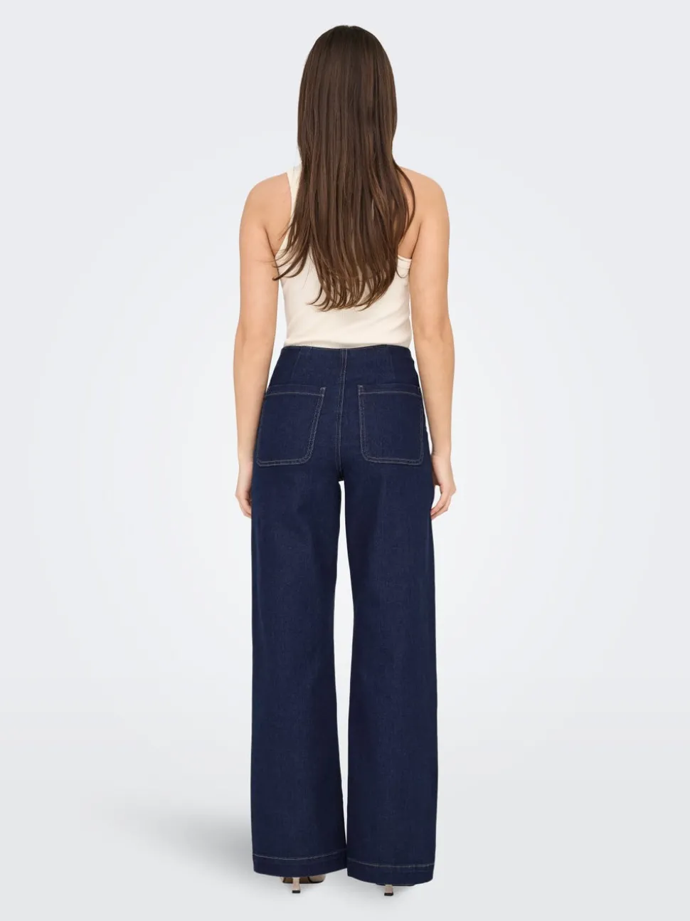 ONLMADELINE Høy midje Wide Leg Fit Jeans