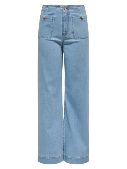 ONLMADELINE Høy midje Wide Leg Fit Jeans