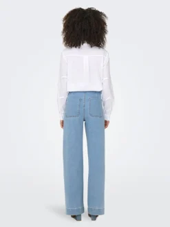 ONLMADELINE Høy midje Wide Leg Fit Jeans