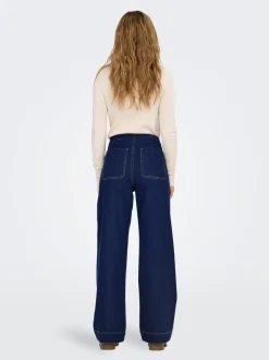 ONLMADELINE Høy midje Wide Leg Fit Jeans