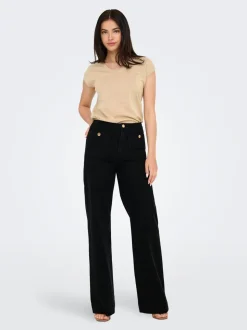 ONLMADELINE Høy midje Wide Leg Fit Jeans