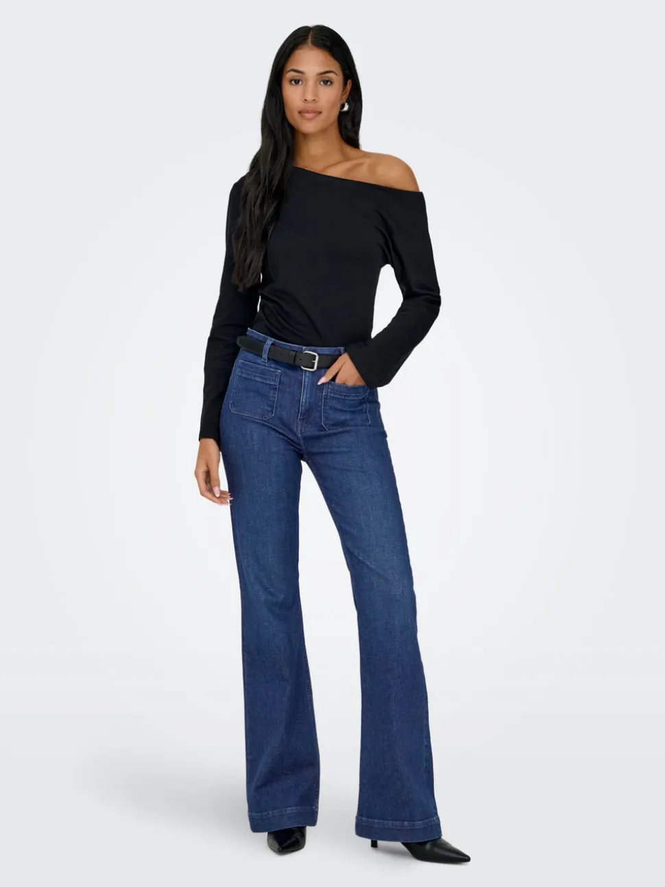 ONLMADISON Høy midje Flared Fit Jeans