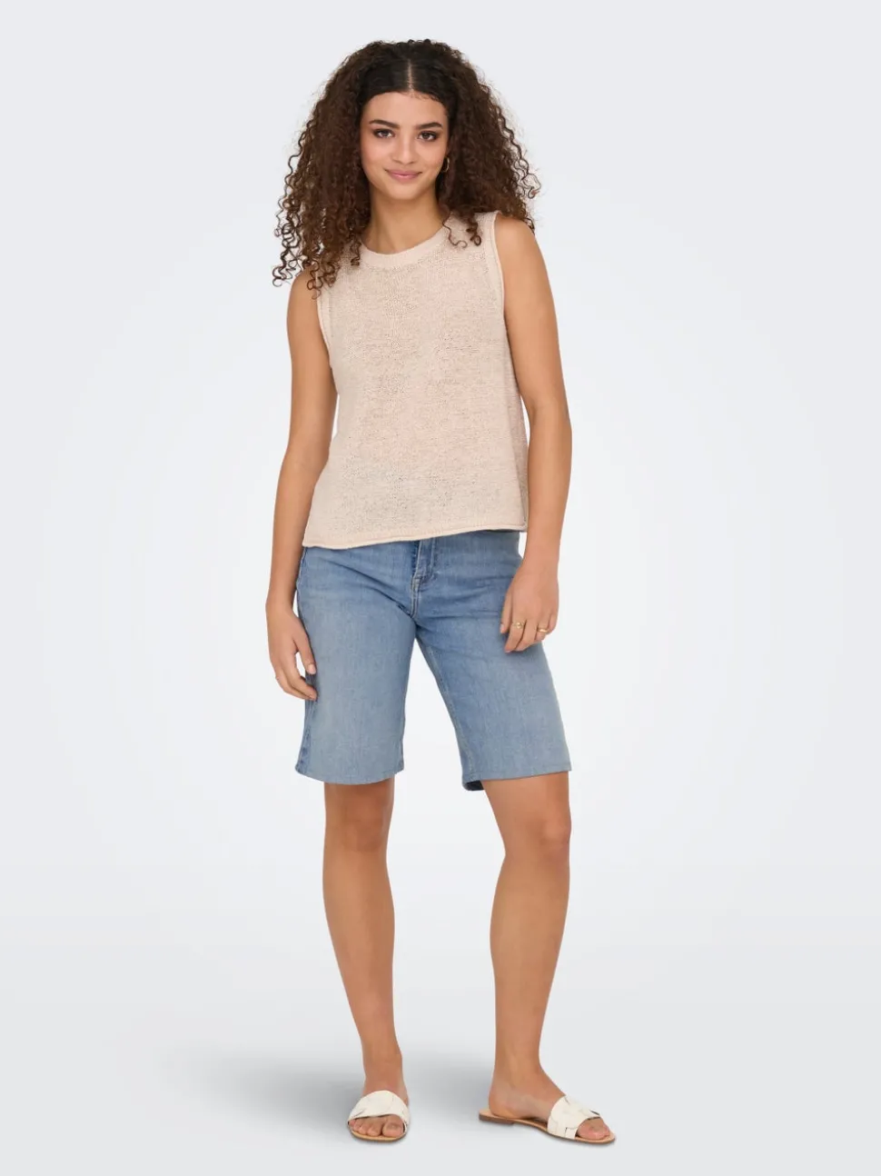 ONLMADISON Høy midje Regular Fit Denimshorts
