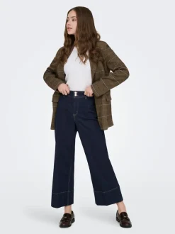 ONLMADISON Høy midje Wide Leg Fit Cropped Jeans