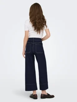 ONLMADISON Høy midje Wide Leg Fit Cropped Jeans