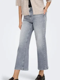 ONLMADISON Høy midje Wide Leg Fit Cropped Jeans