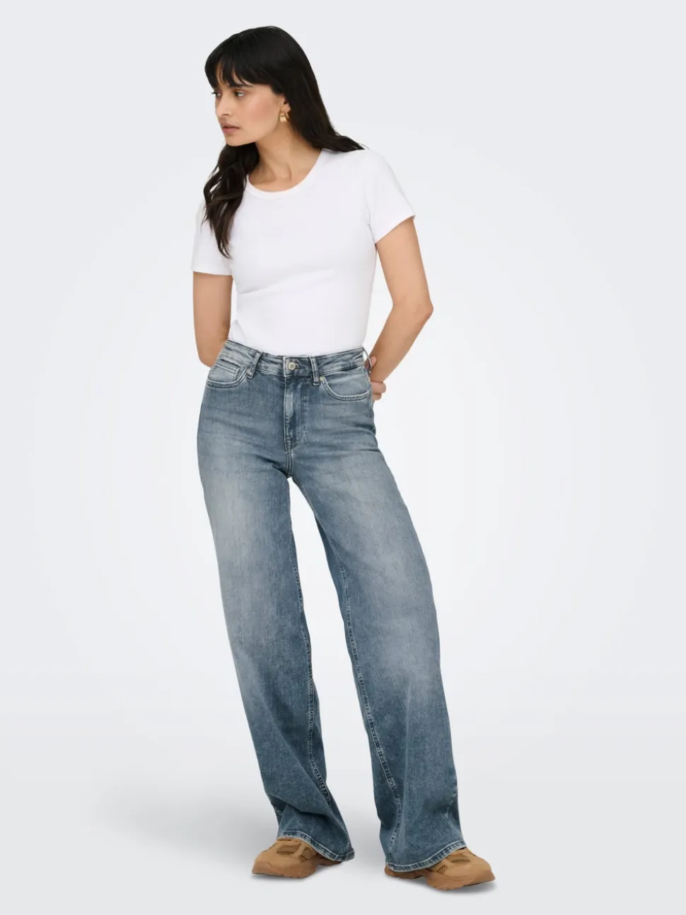 ONLMADISON Høy midje Wide Leg Fit Jeans