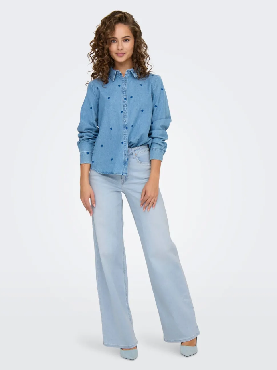 ONLMADISON Høy midje Wide Leg Fit Jeans
