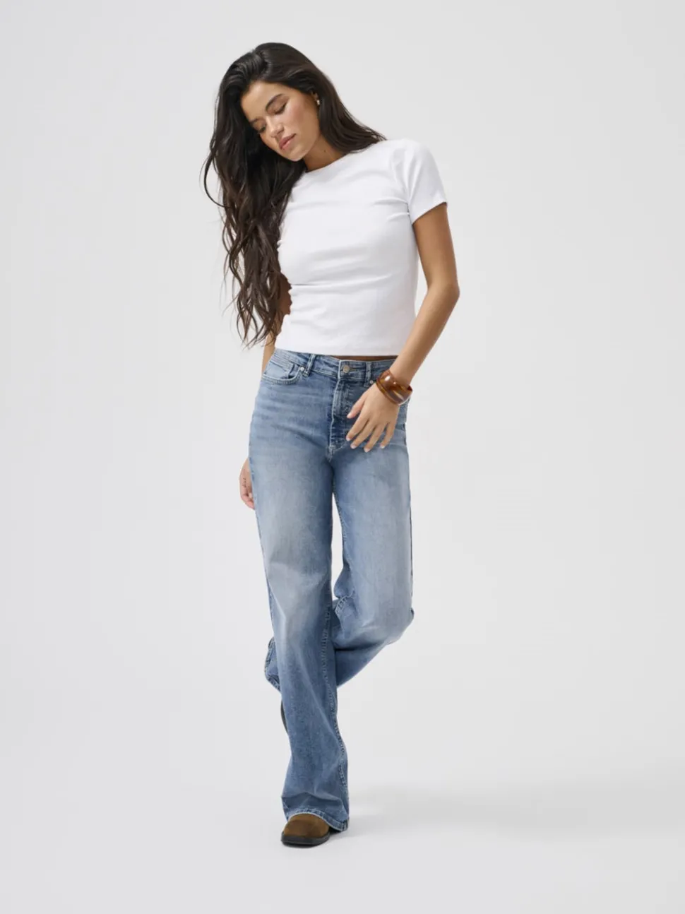 ONLMADISON Høy midje Wide Leg Fit Jeans