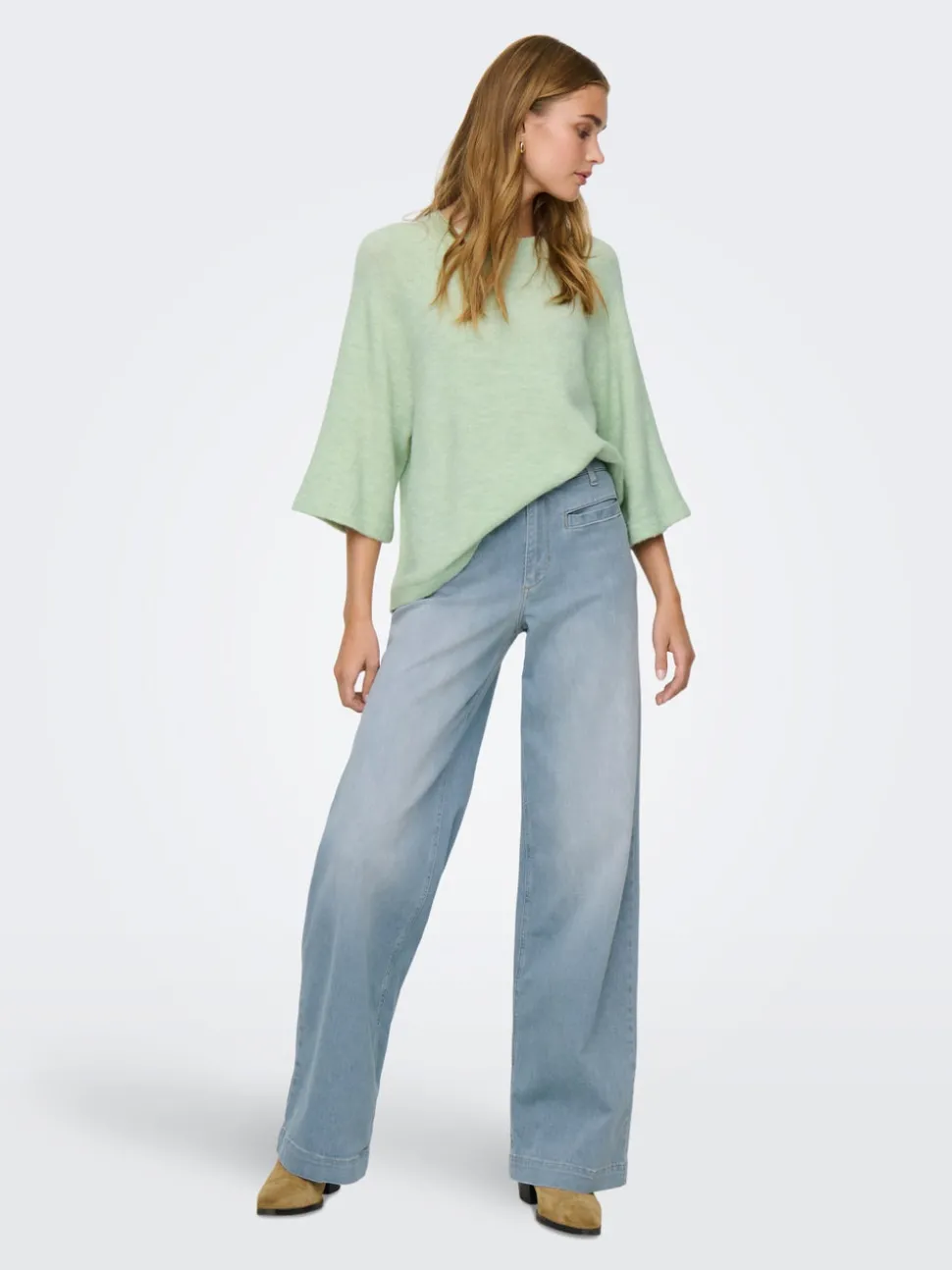 ONLMADISON Høy midje Wide Leg Fit Jeans