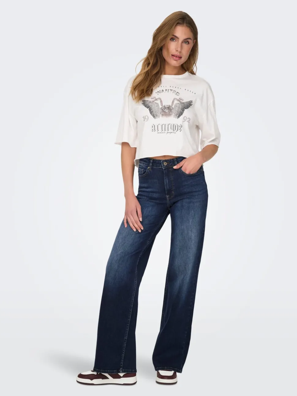 ONLMADISON Høy midje Wide Leg Fit Jeans