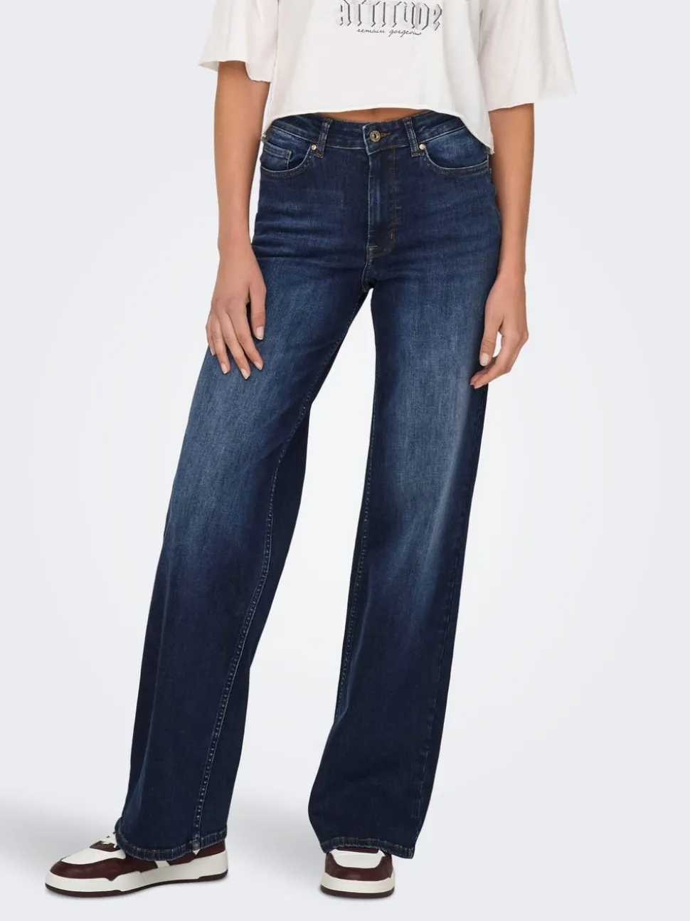 ONLMADISON Høy midje Wide Leg Fit Jeans