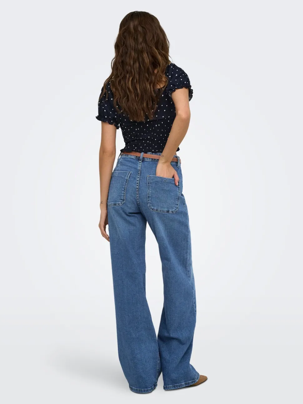 ONLMADISON Høy midje Wide Leg Fit Jeans