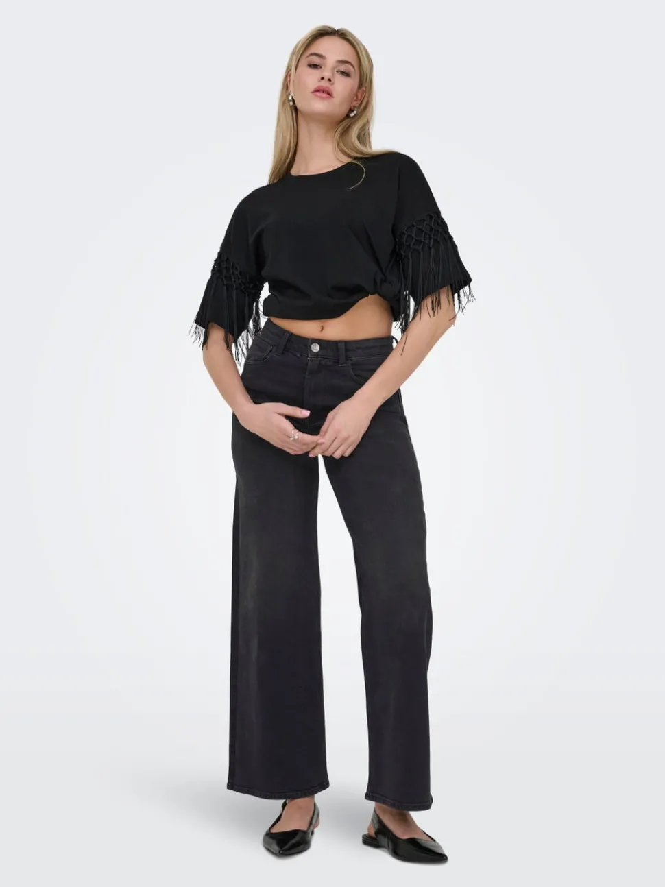 ONLMADISON Høy midje Wide Leg Fit Jeans