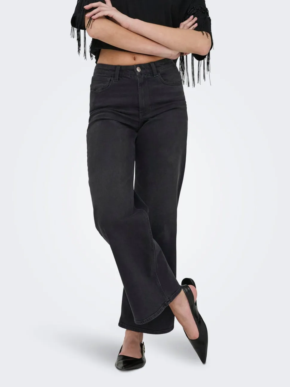 ONLMADISON Høy midje Wide Leg Fit Jeans