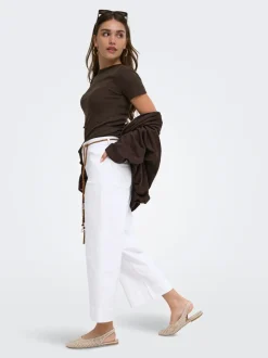 ONLMADISON Høy midje Wide Leg Fit Cropped Jeans