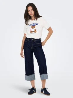 ONLMADISON Høy midje Wide Leg Fit Jeans