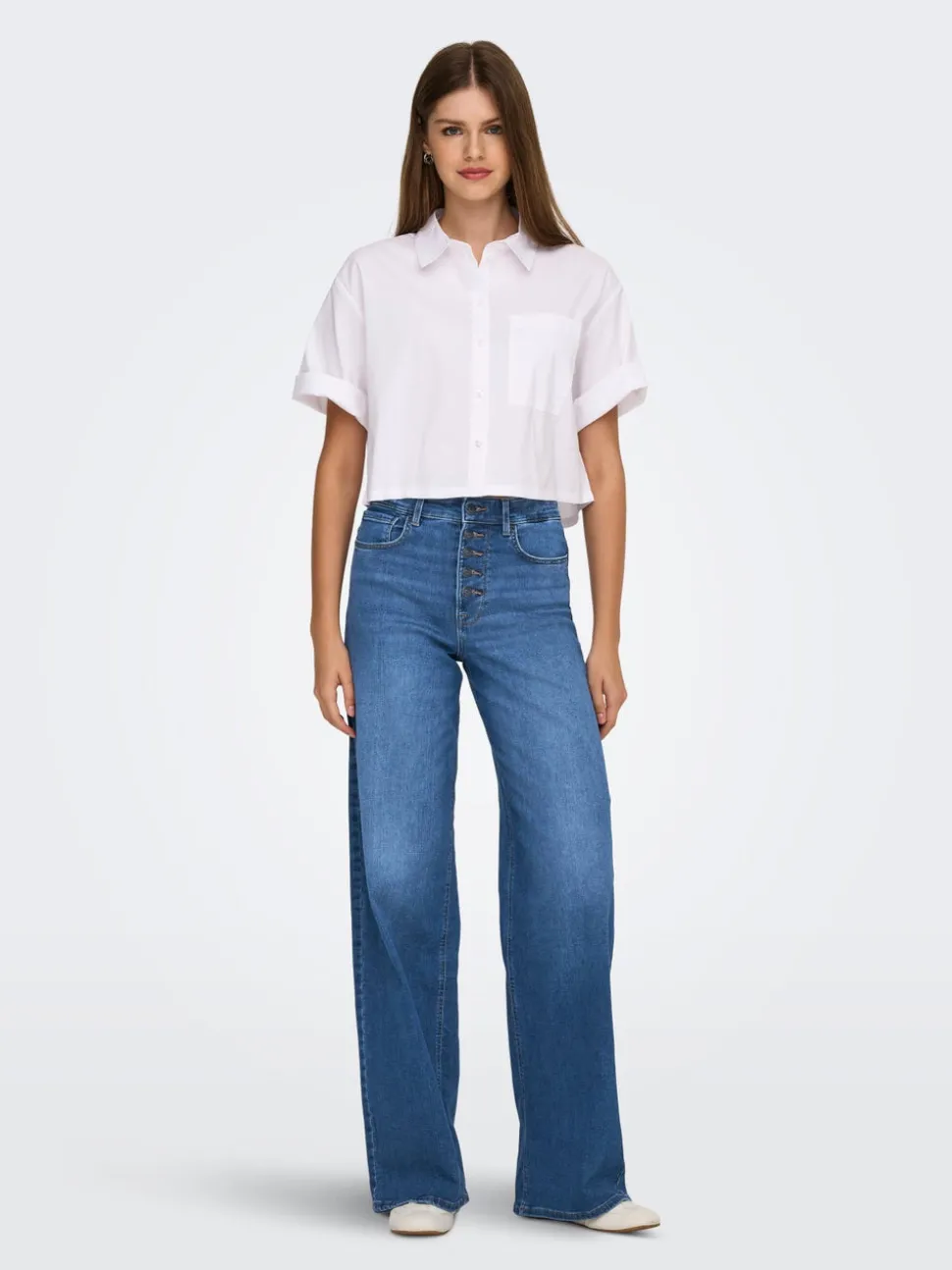 ONLMADISON Høy midje Wide Leg Fit Jeans