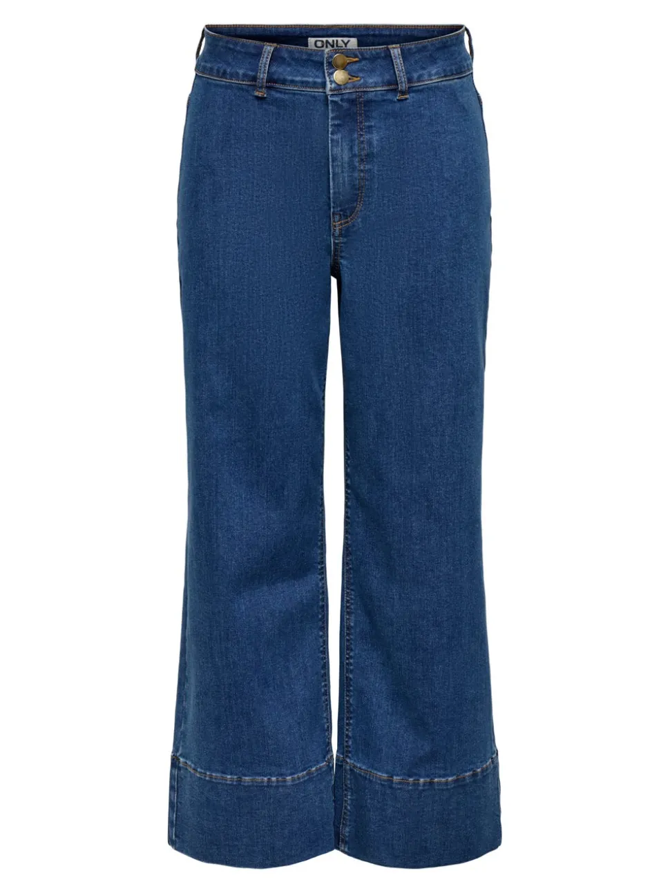 ONLMADISON Høy midje Wide Leg Fit Cropped Jeans
