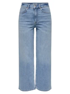 ONLMADISON Høy midje Wide Leg Fit Cropped Jeans