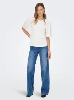 ONLMADISON-ROYAL Høy midje Wide Leg Fit Jeans