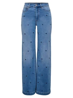 ONLMADISON-ROYAL Høy midje Wide Leg Fit Jeans
