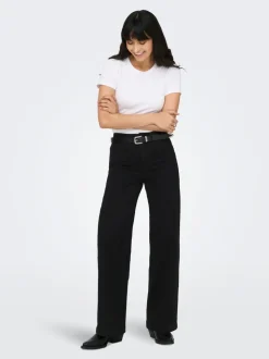 ONLMADISON-ROYAL Høy midje Wide Leg Fit Jeans