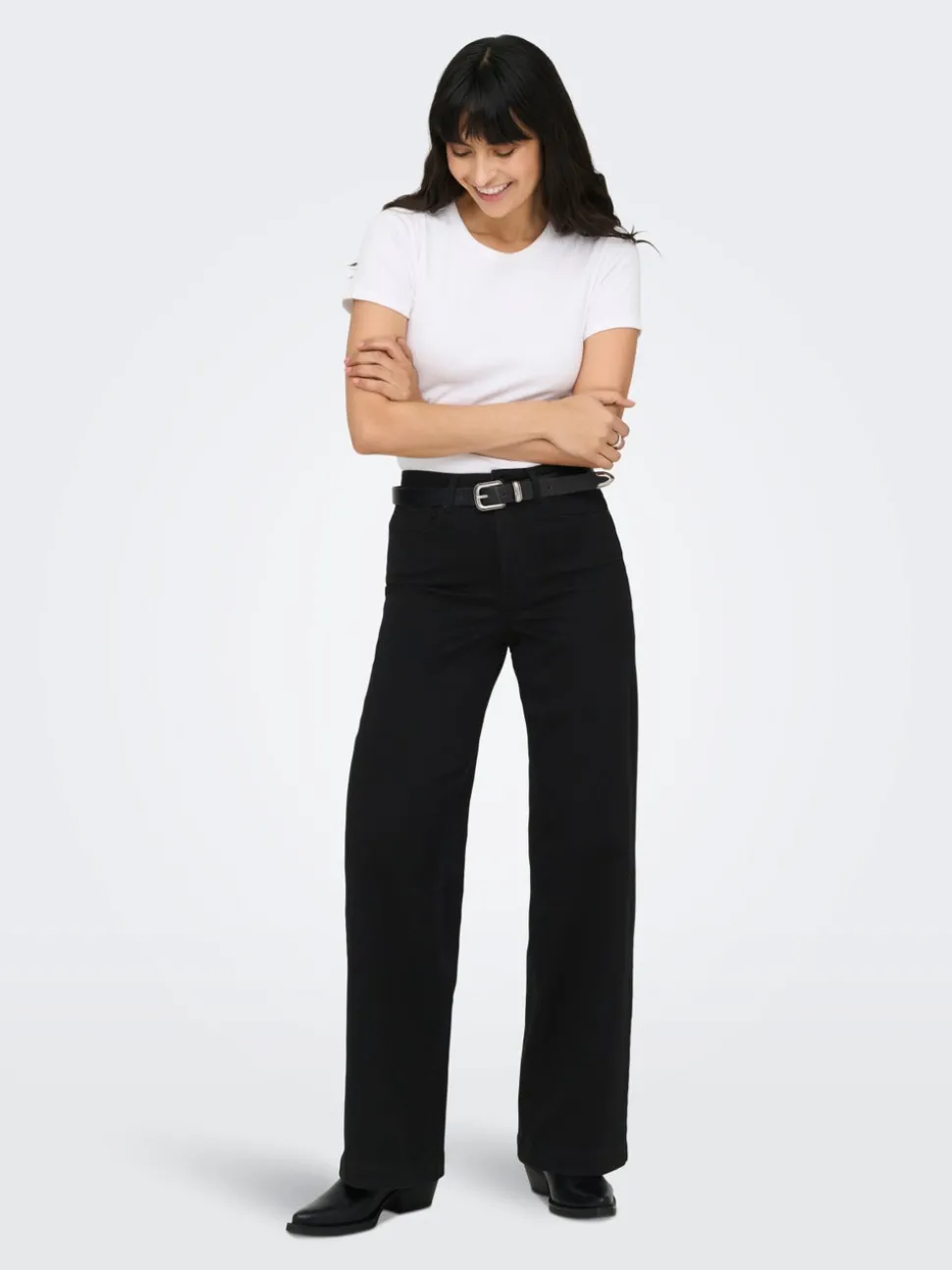 ONLMADISON-ROYAL Høy midje Wide Leg Fit Jeans