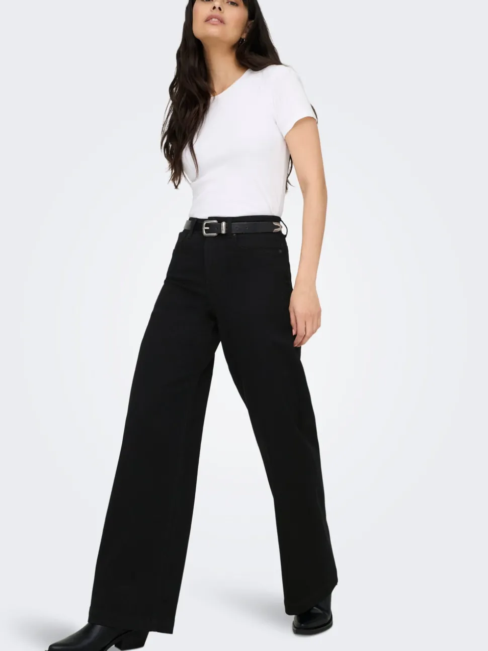 ONLMADISON-ROYAL Høy midje Wide Leg Fit Jeans