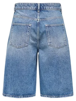ONLMATE Middels høy midje Baggy Fit Denimshorts