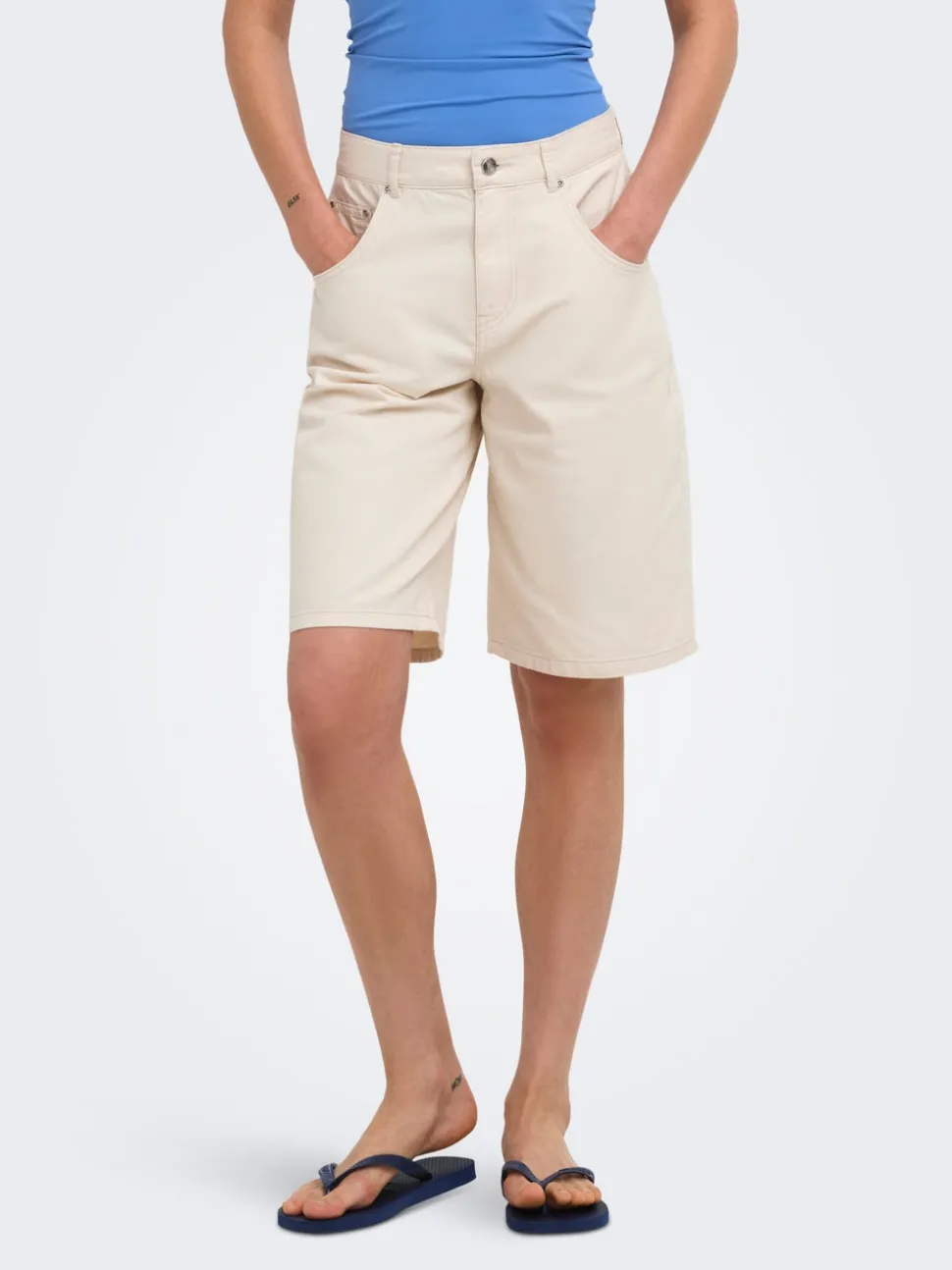 ONLMATE-SILLA Loose fit Denimshorts