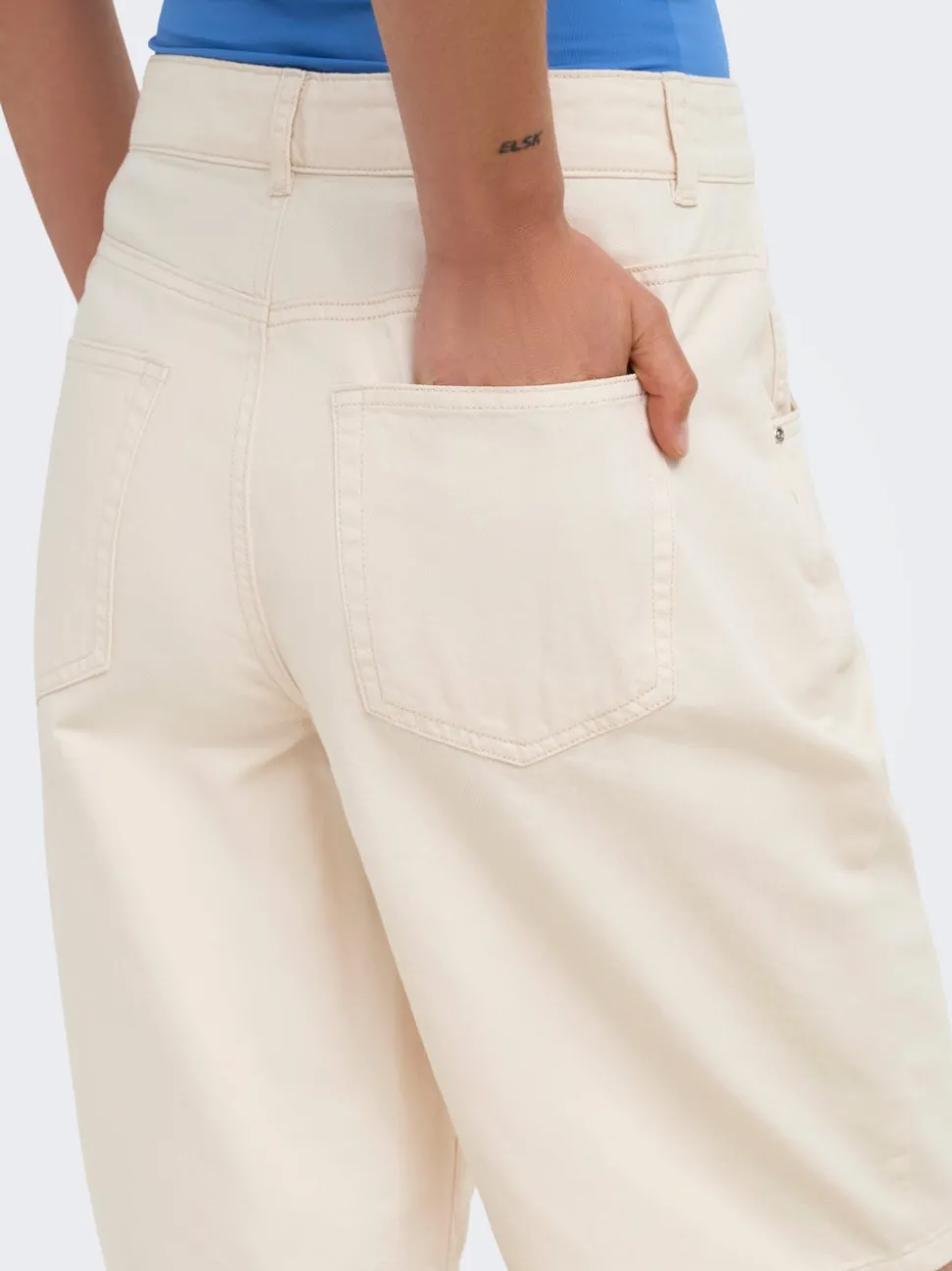 ONLMATE-SILLA Loose fit Denimshorts