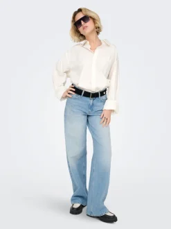 ONLMAYA Middels høy midje Wide Leg Fit Jeans