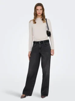 ONLMAYA Middels høy midje Wide Leg Fit Jeans