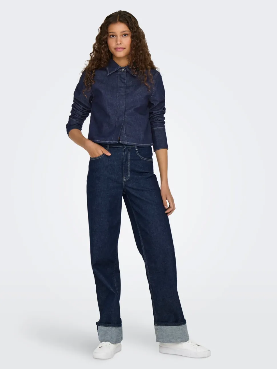 ONLMERCER Høy midje Wide Leg Fit Jeans