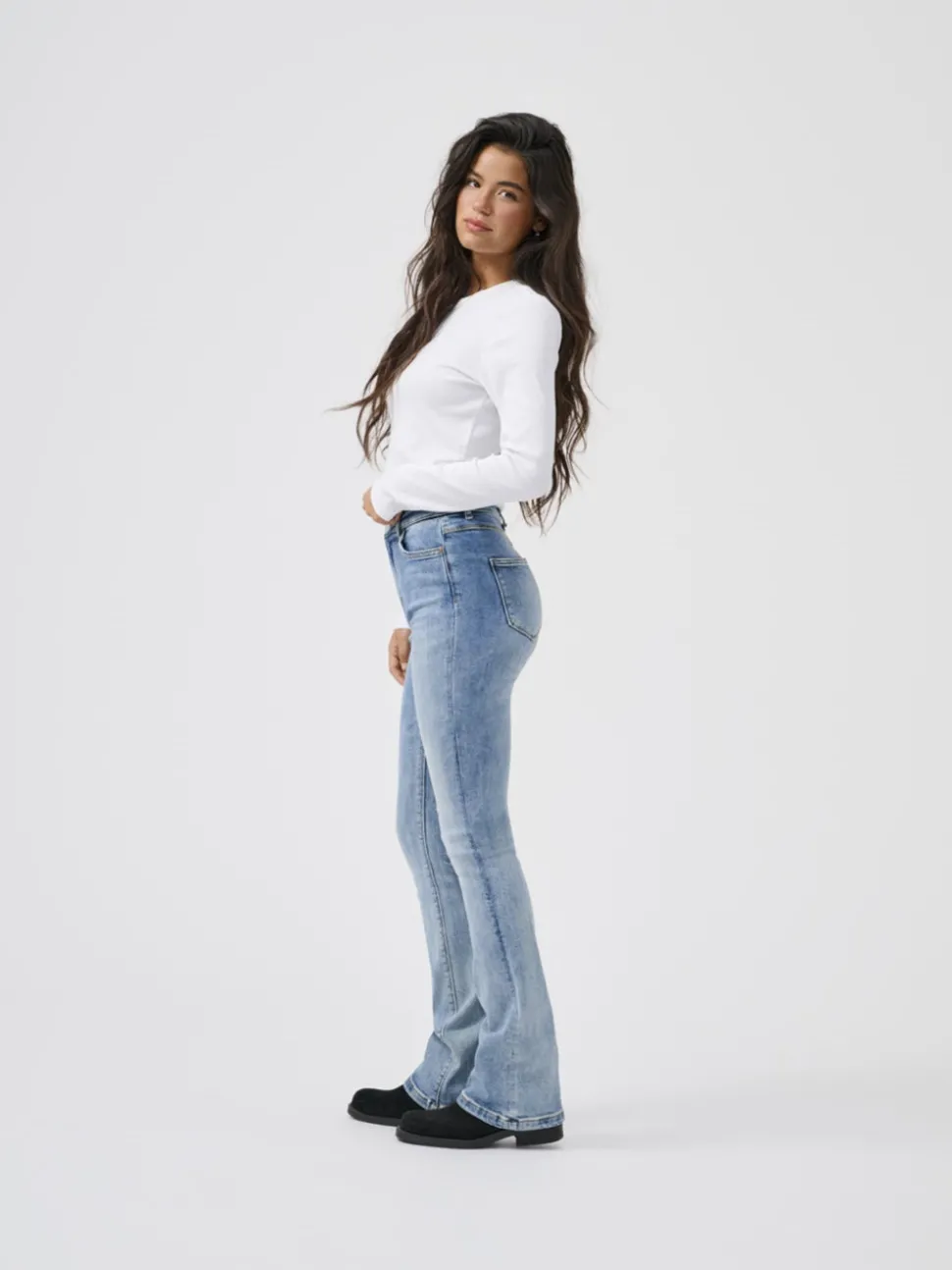 ONLMILA Høy midje Flared Fit Jeans