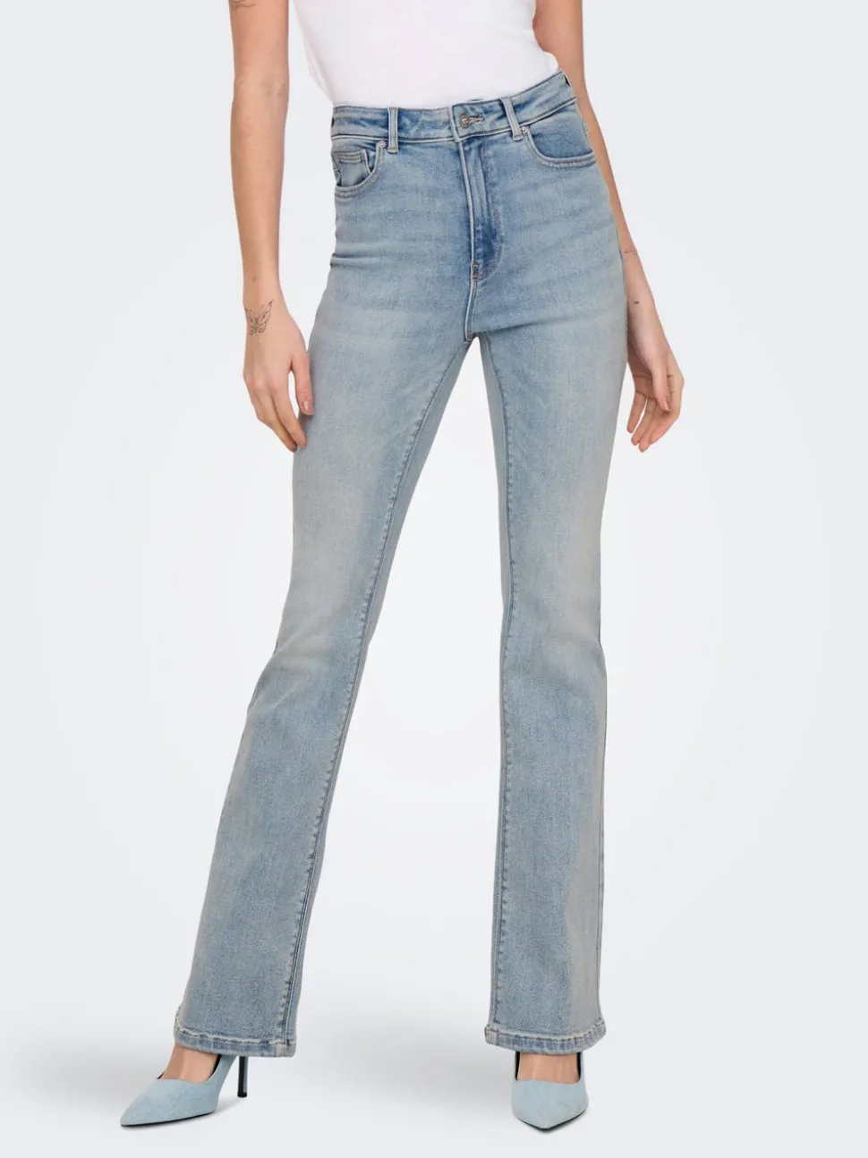 ONLMILA Høy midje Flared Fit Jeans