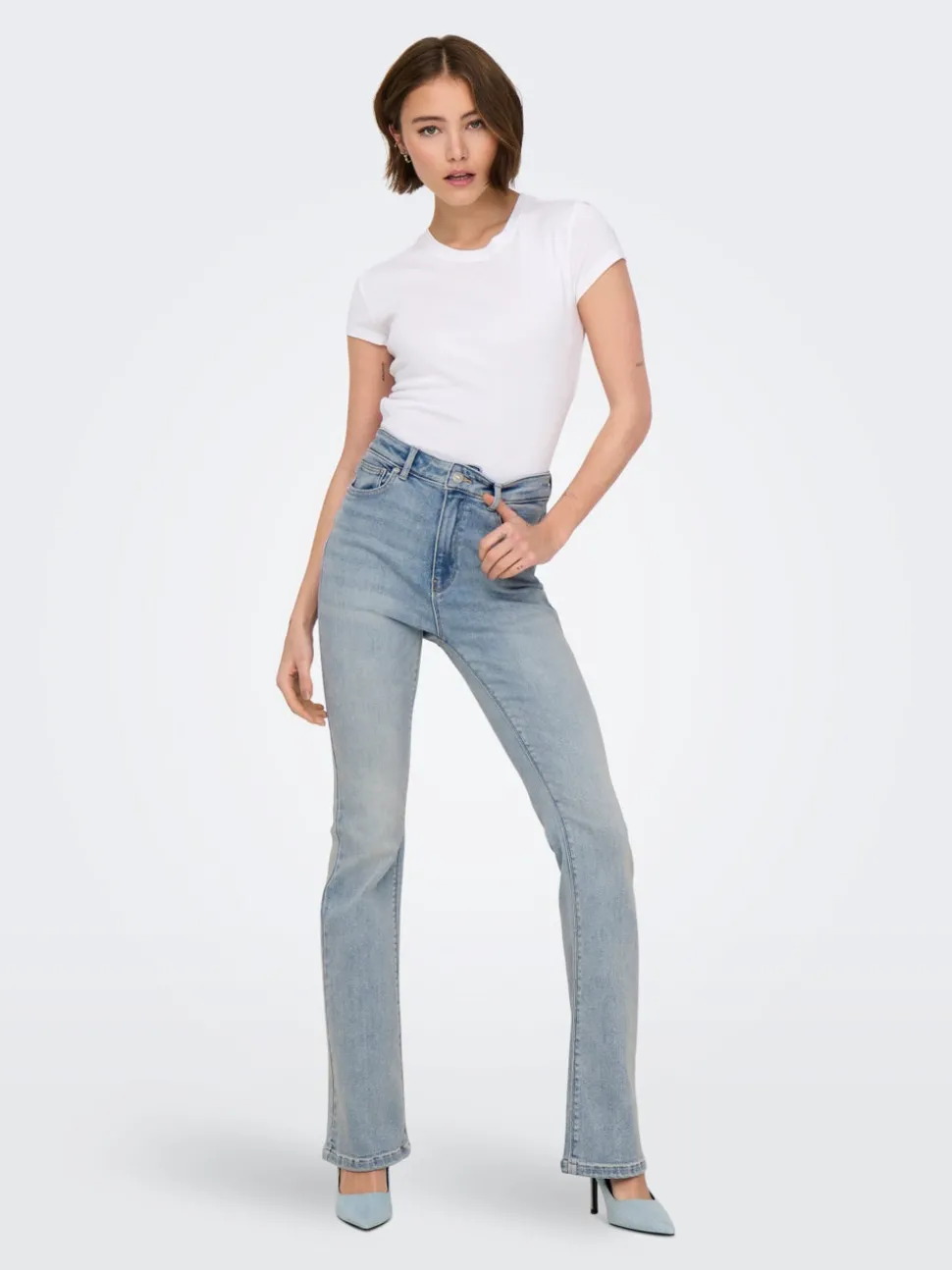 ONLMILA Høy midje Flared Fit Jeans