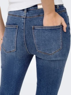 ONLMILA Høy midje Skinny Fit Ankellengde Jeans