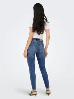 ONLMILA Høy midje Skinny Fit Ankellengde Jeans