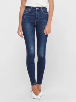 ONLMILA Høy midje Skinny Fit Ankellengde Jeans
