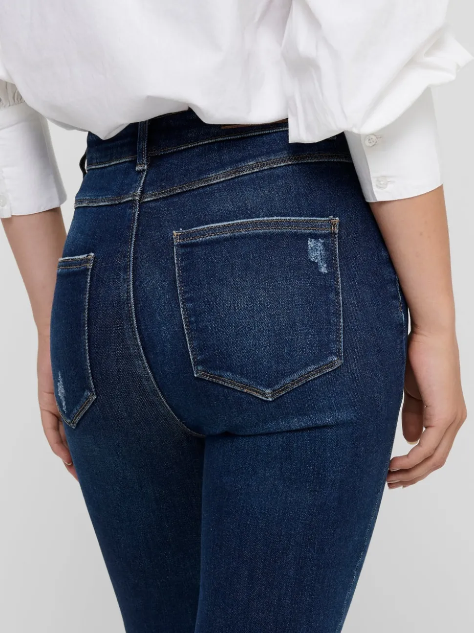 ONLMILA Høy midje Skinny Fit Ankellengde Jeans
