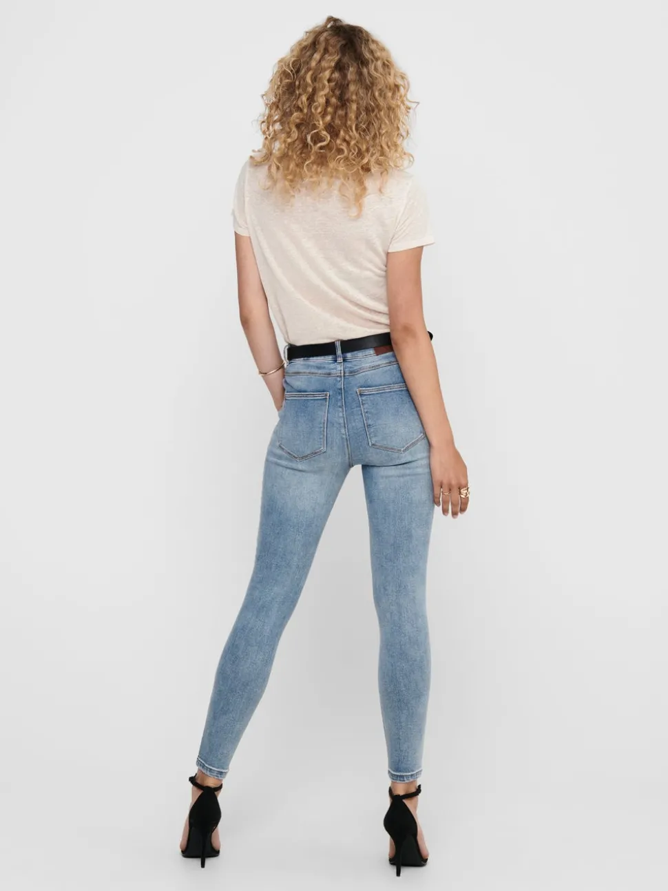 ONLMILA Høy midje Skinny Fit Ankellengde Jeans